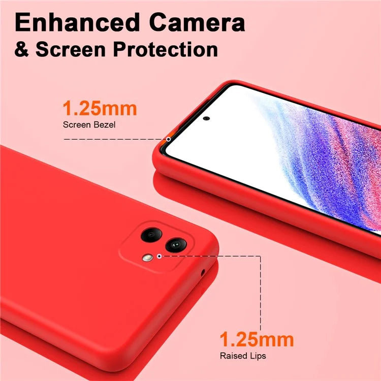 For Samsung Galaxy A05 4G Case 2.2mm Rubberized Anti-scratch Phone Cover