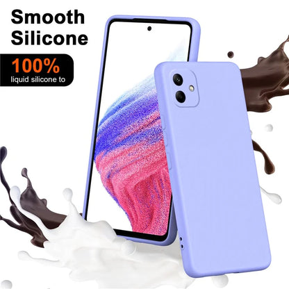 For Samsung Galaxy A05 4G Case 2.2mm Rubberized Anti-scratch Phone Cover