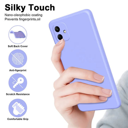 For Samsung Galaxy A05 4G Case 2.2mm Rubberized Anti-scratch Phone Cover