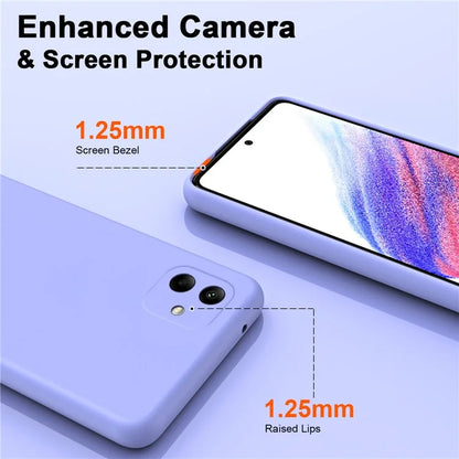 For Samsung Galaxy A05 4G Case 2.2mm Rubberized Anti-scratch Phone Cover