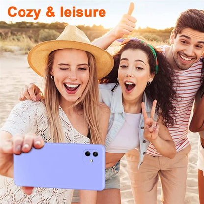 For Samsung Galaxy A05 4G Case 2.2mm Rubberized Anti-scratch Phone Cover