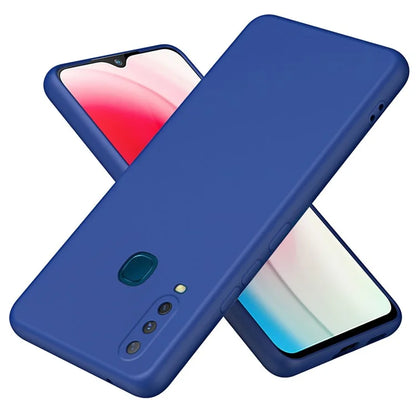 For vivo Y17 Case 2.2mm Silky Touch Rubberized TPU Phone Cover