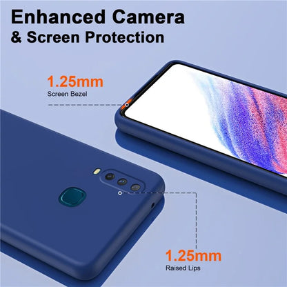 For vivo Y17 Case 2.2mm Silky Touch Rubberized TPU Phone Cover