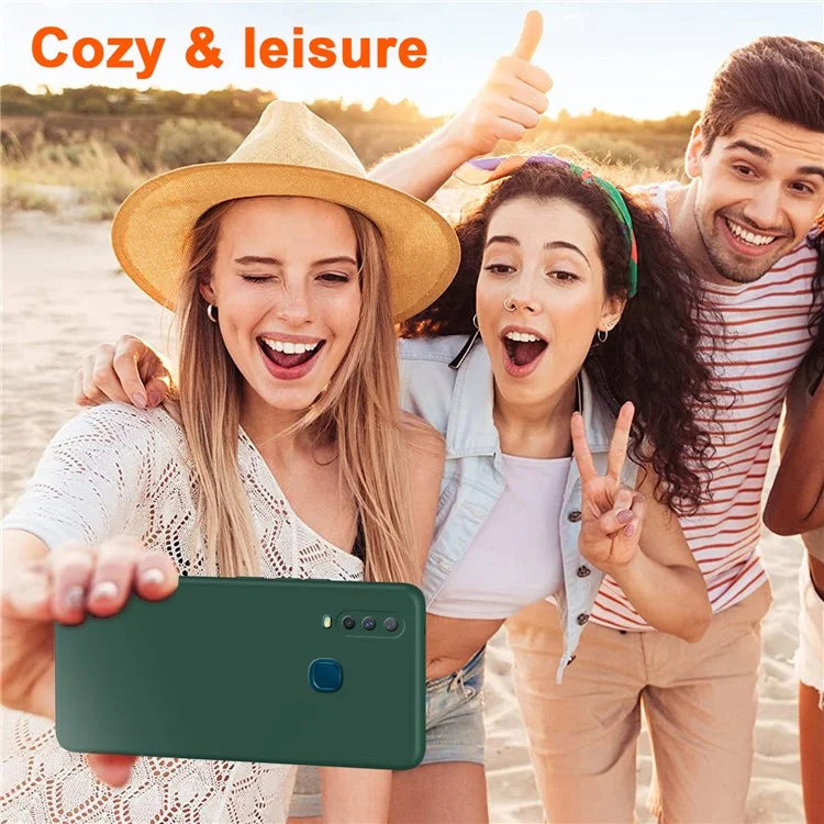 For vivo Y17 Case 2.2mm Silky Touch Rubberized TPU Phone Cover