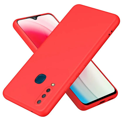 For vivo Y17 Case 2.2mm Silky Touch Rubberized TPU Phone Cover