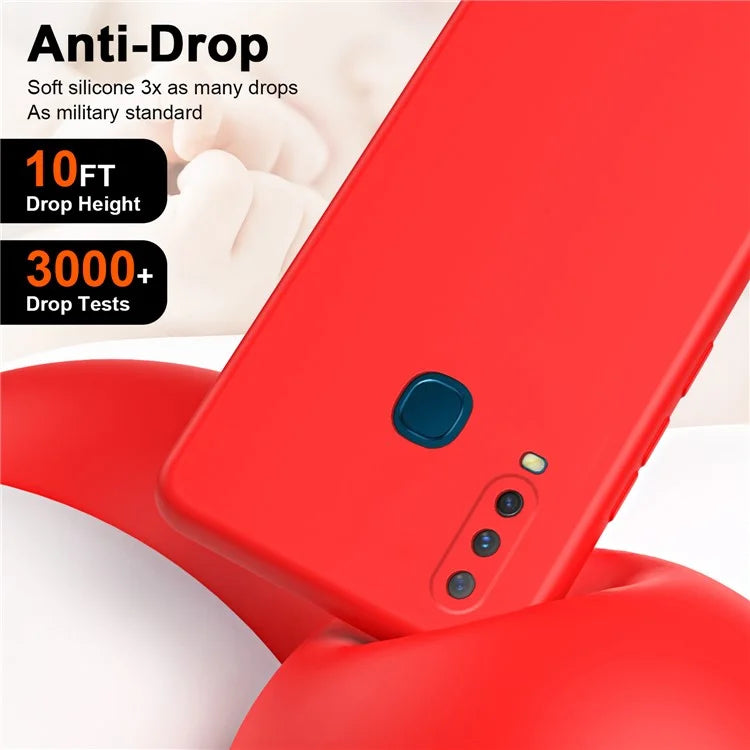 For vivo Y17 Case 2.2mm Silky Touch Rubberized TPU Phone Cover