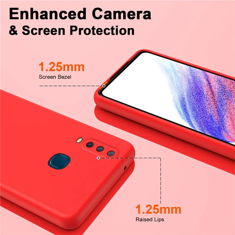 For vivo Y17 Case 2.2mm Silky Touch Rubberized TPU Phone Cover