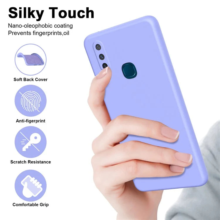 For vivo Y17 Case 2.2mm Silky Touch Rubberized TPU Phone Cover