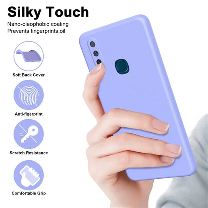 For vivo Y17 Case 2.2mm Silky Touch Rubberized TPU Phone Cover
