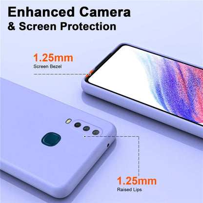For vivo Y17 Case 2.2mm Silky Touch Rubberized TPU Phone Cover