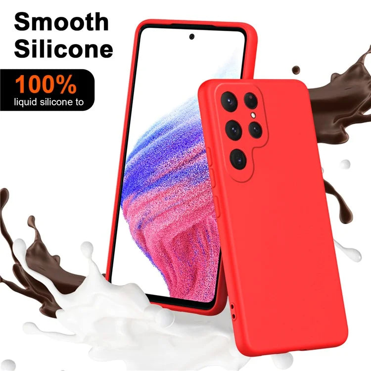 For Samsung Galaxy S24 Ultra Case Anti-Scratch Rubberized 2.2mm TPU Phone Shell