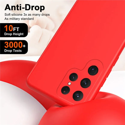 For Samsung Galaxy S24 Ultra Case Anti-Scratch Rubberized 2.2mm TPU Phone Shell