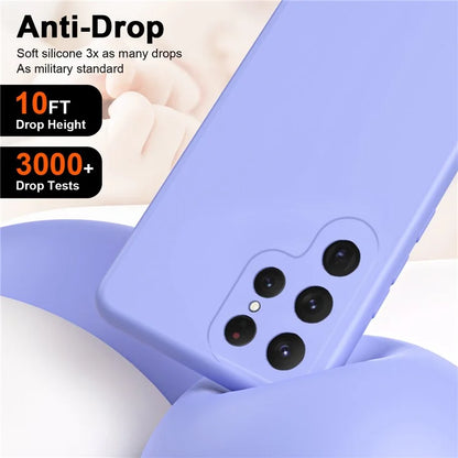 For Samsung Galaxy S24 Ultra Case Anti-Scratch Rubberized 2.2mm TPU Phone Shell