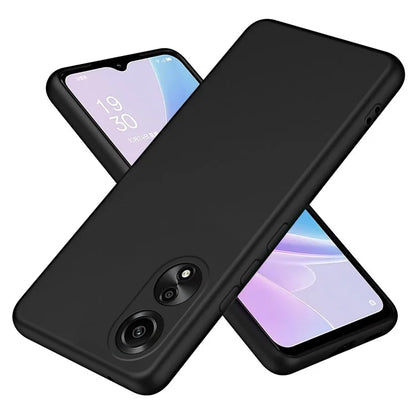 For Oppo A78 4G TPU Case 2.2mm Rubberized Drop-proof Phone Cover