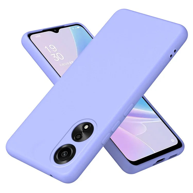 For Oppo A78 4G TPU Case 2.2mm Rubberized Drop-proof Phone Cover