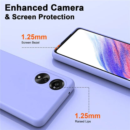 For Oppo A78 4G TPU Case 2.2mm Rubberized Drop-proof Phone Cover