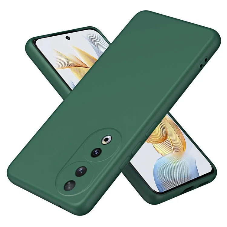 For Honor 90 TPU Case 2.2mm Rubberized Soft Lining Anti-scratch Phone Cover