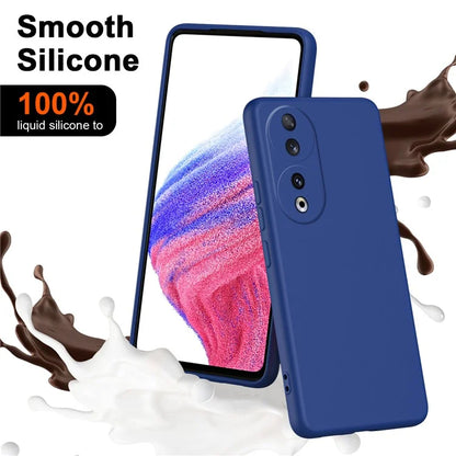 For Honor 90 TPU Case 2.2mm Rubberized Soft Lining Anti-scratch Phone Cover