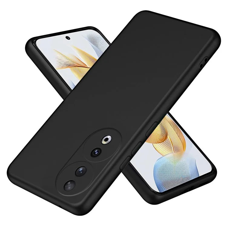 For Honor 90 TPU Case 2.2mm Rubberized Soft Lining Anti-scratch Phone Cover