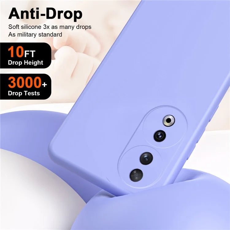 For Honor 90 TPU Case 2.2mm Rubberized Soft Lining Anti-scratch Phone Cover