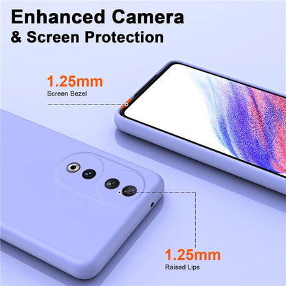 For Honor 90 TPU Case 2.2mm Rubberized Soft Lining Anti-scratch Phone Cover
