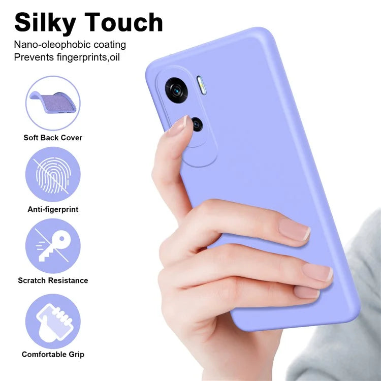 For Honor 90 Lite 5G / X50i 5G Case Anti-drop 2.2mm Rubberized TPU Back Cover