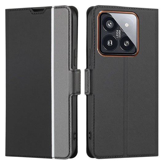 For Xiaomi 14 Pro Case PU Leather Phone Cover with Card Slots