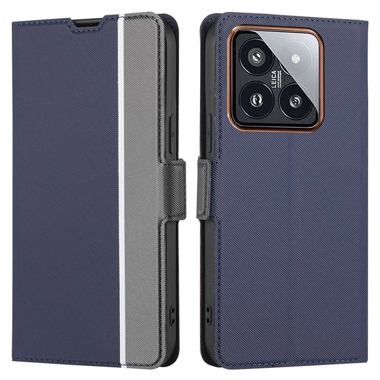 For Xiaomi 14 Pro Case PU Leather Phone Cover with Card Slots