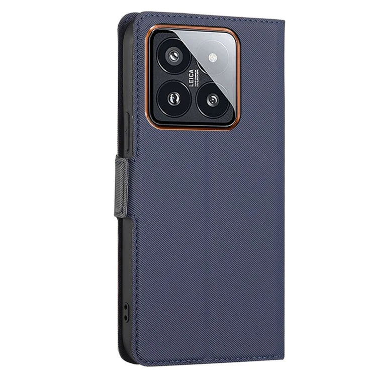 For Xiaomi 14 Pro Case PU Leather Phone Cover with Card Slots