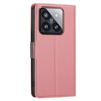 For Xiaomi 14 Pro Case PU Leather Phone Cover with Card Slots
