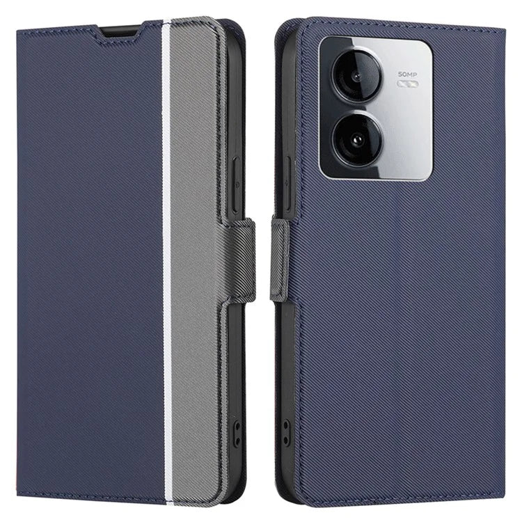 For vivo iQOO Z8x 5G / vivo Y78t 5G Leather Case Card Holder Stand Phone Cover