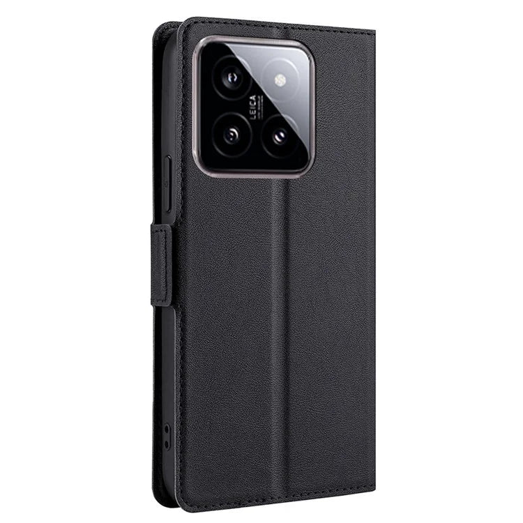 For Xiaomi 14 Case Card Holder Side Magnetic Clasp Leather Cover