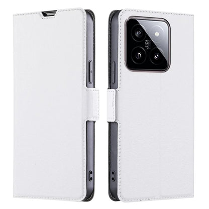 For Xiaomi 14 Case Card Holder Side Magnetic Clasp Leather Cover