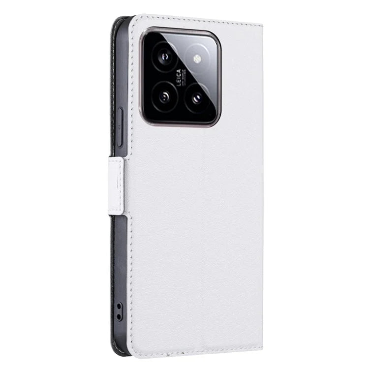 For Xiaomi 14 Case Card Holder Side Magnetic Clasp Leather Cover