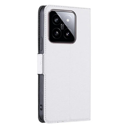 For Xiaomi 14 Case Card Holder Side Magnetic Clasp Leather Cover