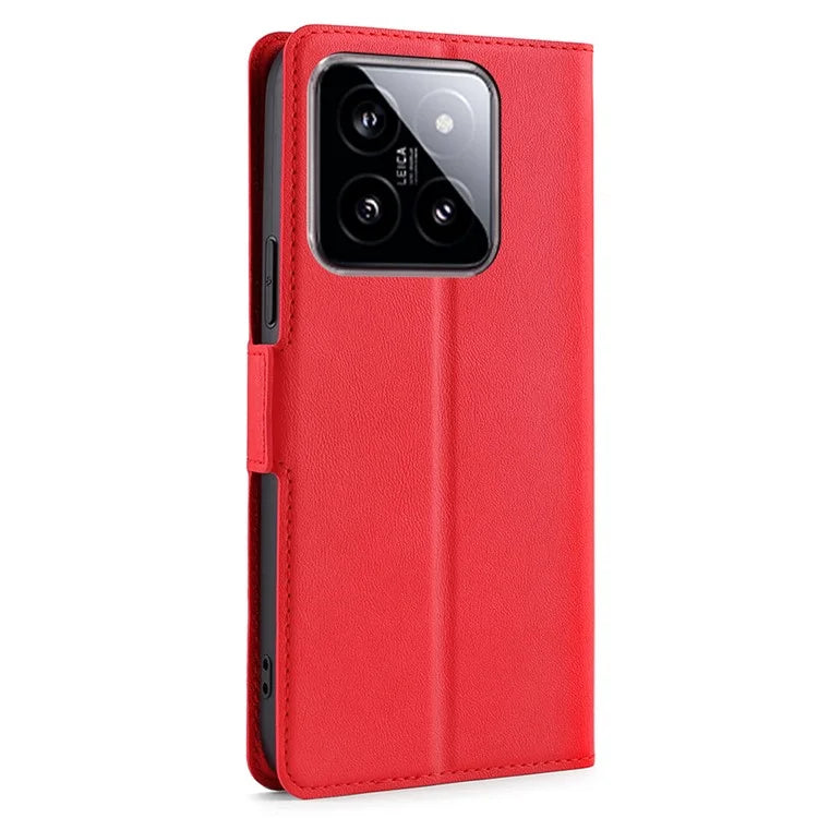 For Xiaomi 14 Case Card Holder Side Magnetic Clasp Leather Cover
