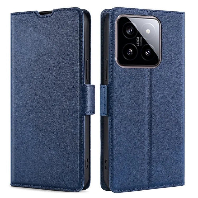 For Xiaomi 14 Case Card Holder Side Magnetic Clasp Leather Cover