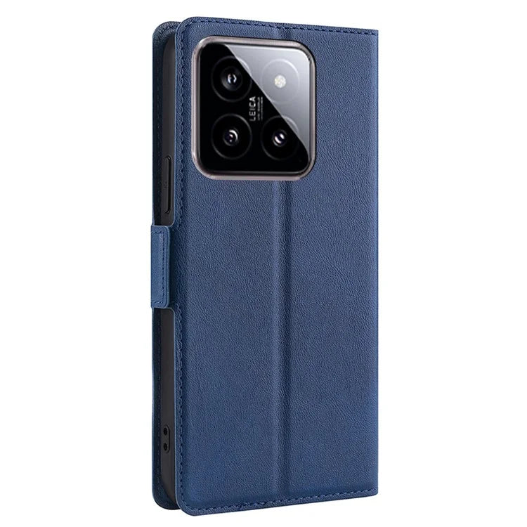 For Xiaomi 14 Case Card Holder Side Magnetic Clasp Leather Cover