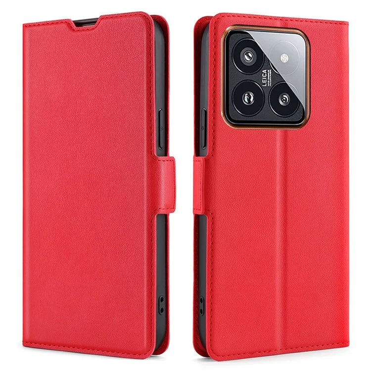 For Xiaomi 14 Pro Case Stand Card Slot Leather Phone Cover