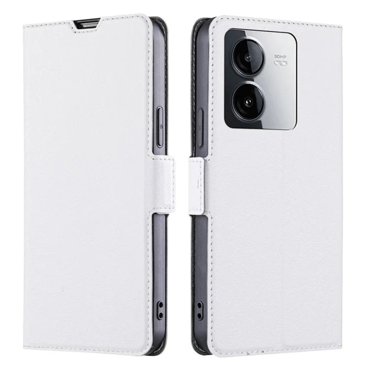 For vivo iQOO Z8x 5G / Y78t 5G Leather Case Card Holder Anti-drop Phone Cover