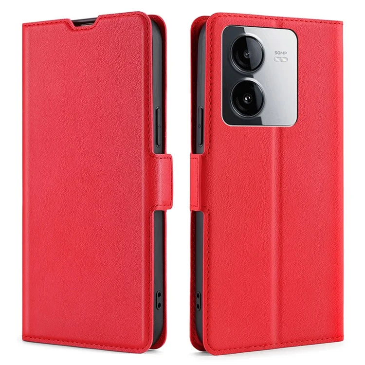 For vivo iQOO Z8x 5G / Y78t 5G Leather Case Card Holder Anti-drop Phone Cover
