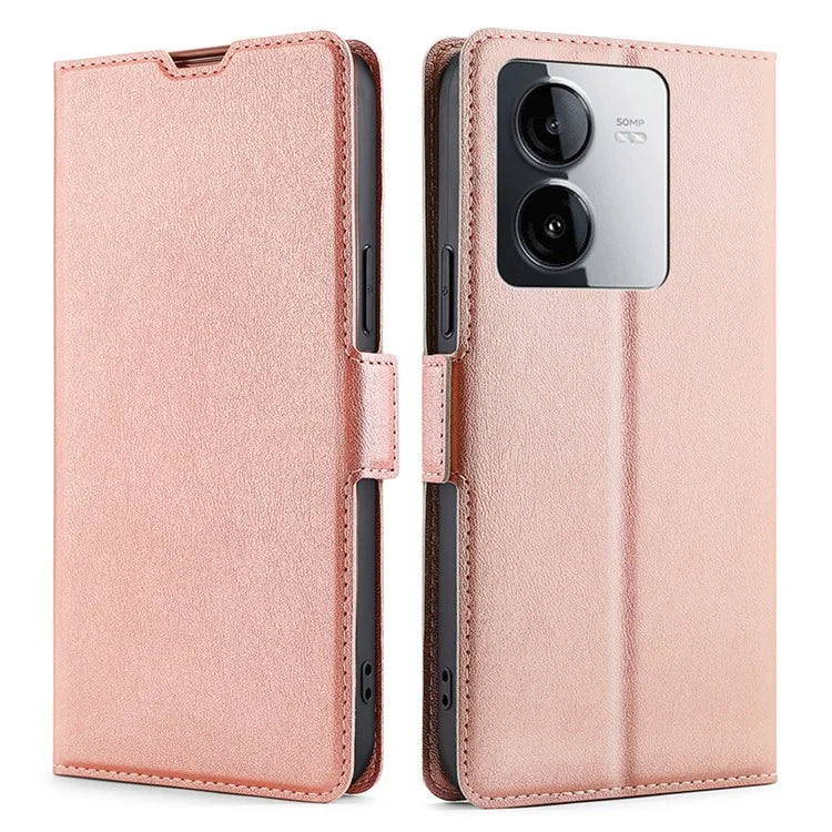 For vivo iQOO Z8x 5G / Y78t 5G Leather Case Card Holder Anti-drop Phone Cover