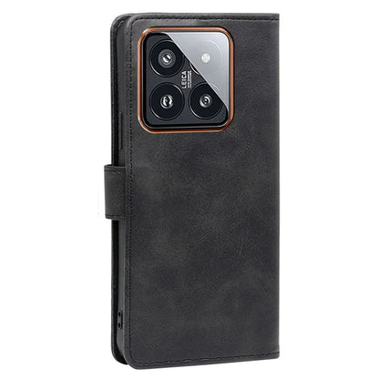 For Xiaomi 14 Pro Case Magnetic Clasp Phone Shell PU Leather Calf Texture Phone Cover