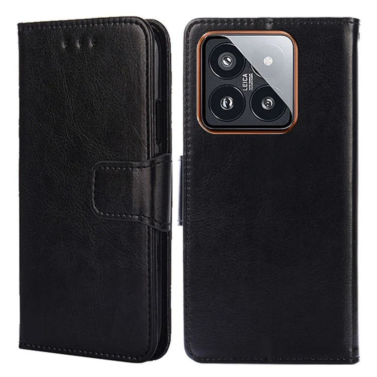 For Xiaomi 14 Pro Case PU Leather Wallet Full Protection Phone Shell