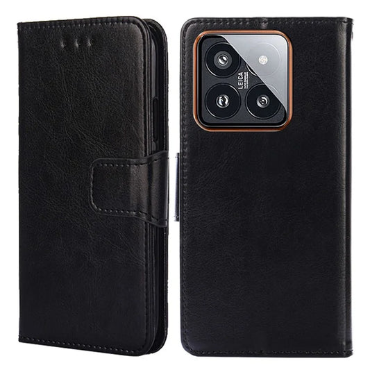 For Xiaomi 14 Pro Case PU Leather Wallet Full Protection Phone Shell