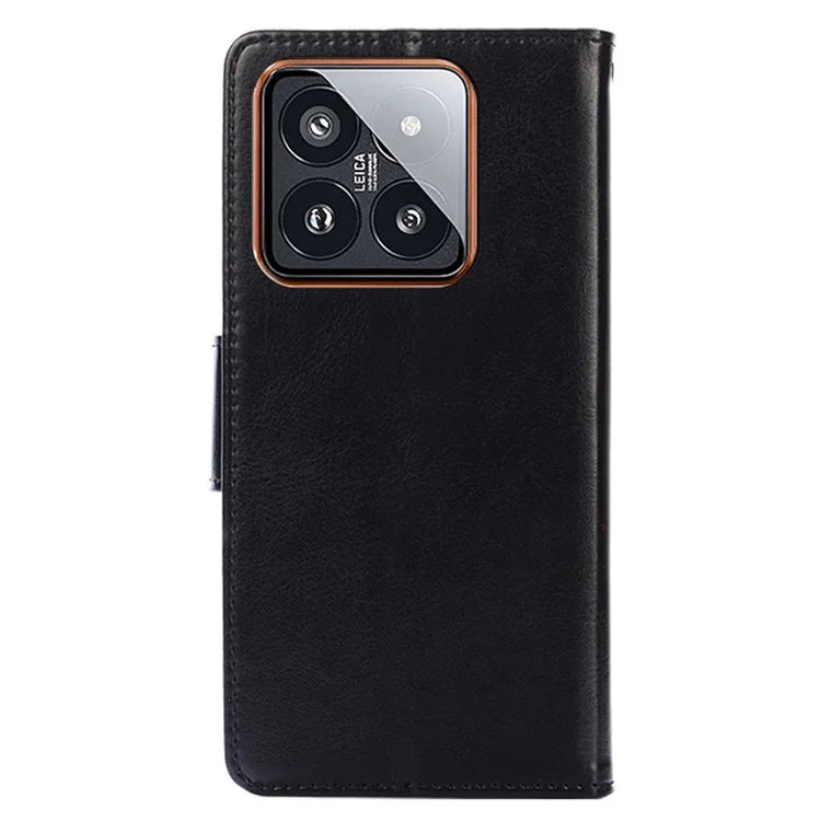 For Xiaomi 14 Pro Case PU Leather Wallet Full Protection Phone Shell