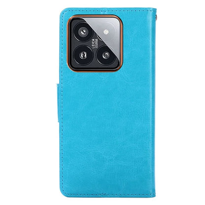 For Xiaomi 14 Pro Case PU Leather Wallet Full Protection Phone Shell