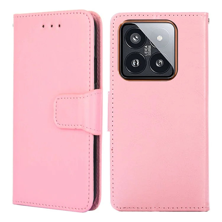 For Xiaomi 14 Pro Case PU Leather Wallet Full Protection Phone Shell