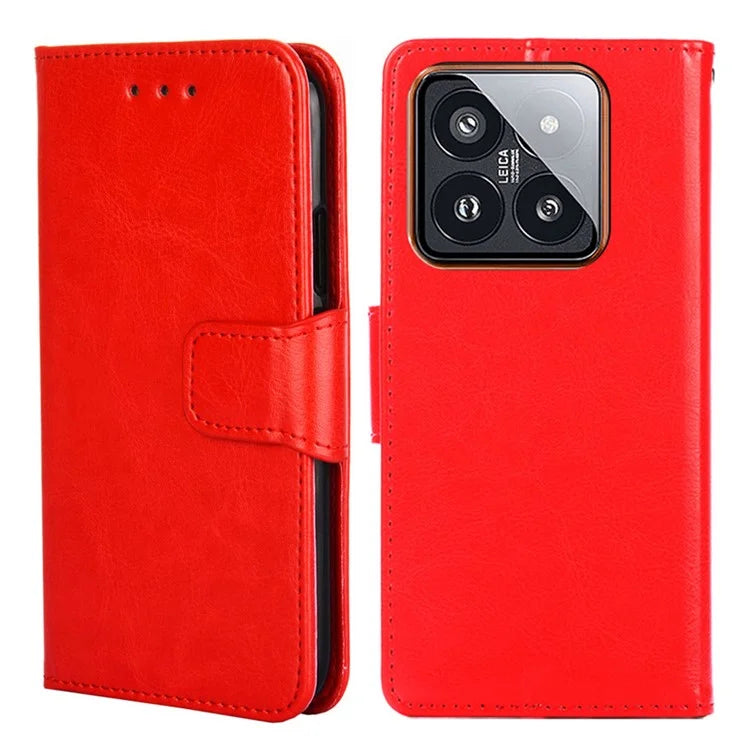For Xiaomi 14 Pro Case PU Leather Wallet Full Protection Phone Shell