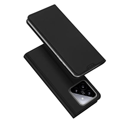 DUX DUCIS Skin Pro Series For Xiaomi 14 Case Card Holder Stand Phone Leather Cover